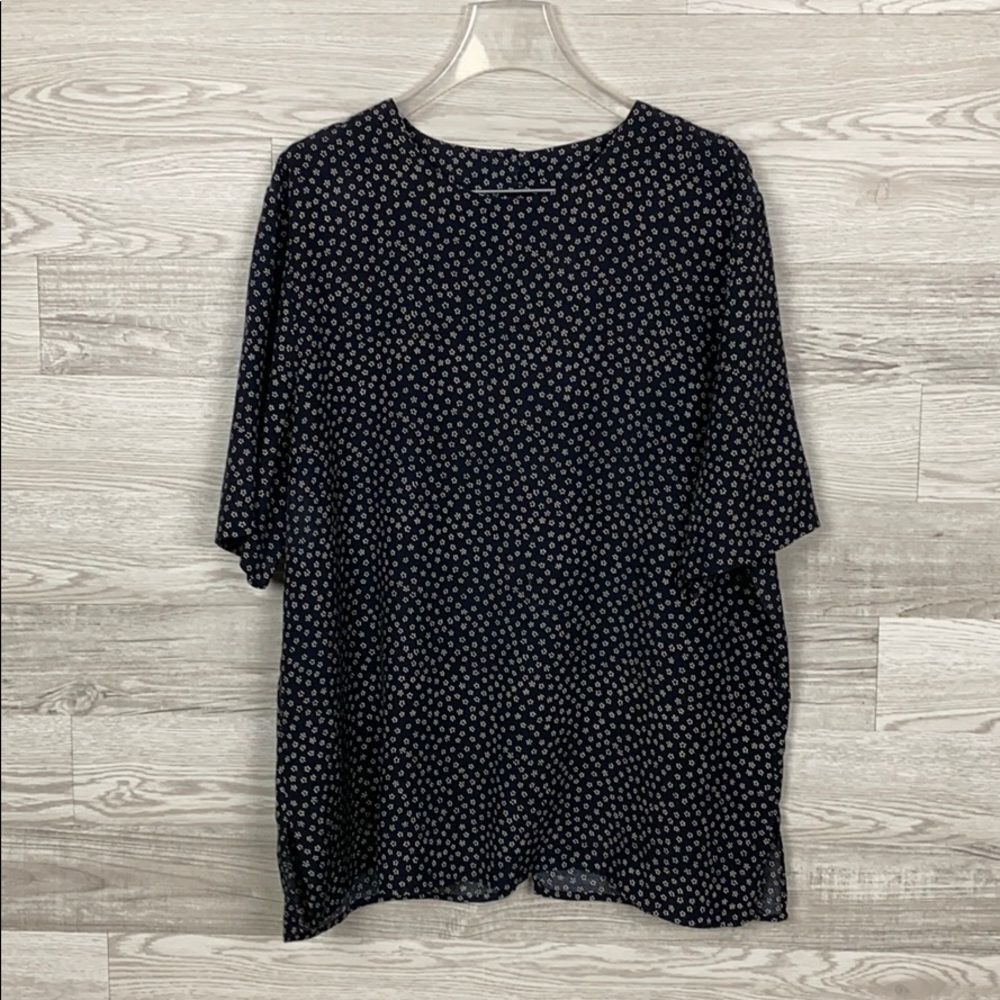 Panther Vintage Navy Blouse